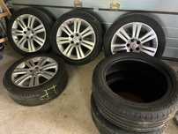215/50 R17 letnie 22 rok+ felgi z czujnik. ciśn. z Vectry C plus opony