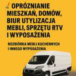 Transpot Wywóz mebli, sprzętu RTV, utylizacja sprzątanie przewozy tran