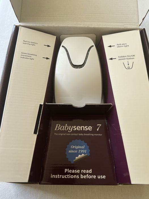 Nowy monitor oddechu dla niemowląt Babysense 7 niania