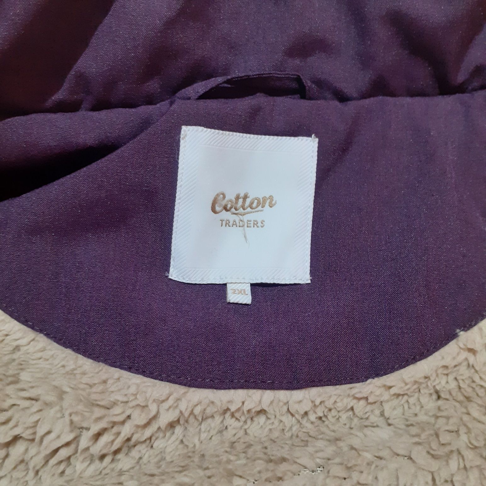 Kurtka męska zimowa fioletowa Cotton Rozmiar XXL