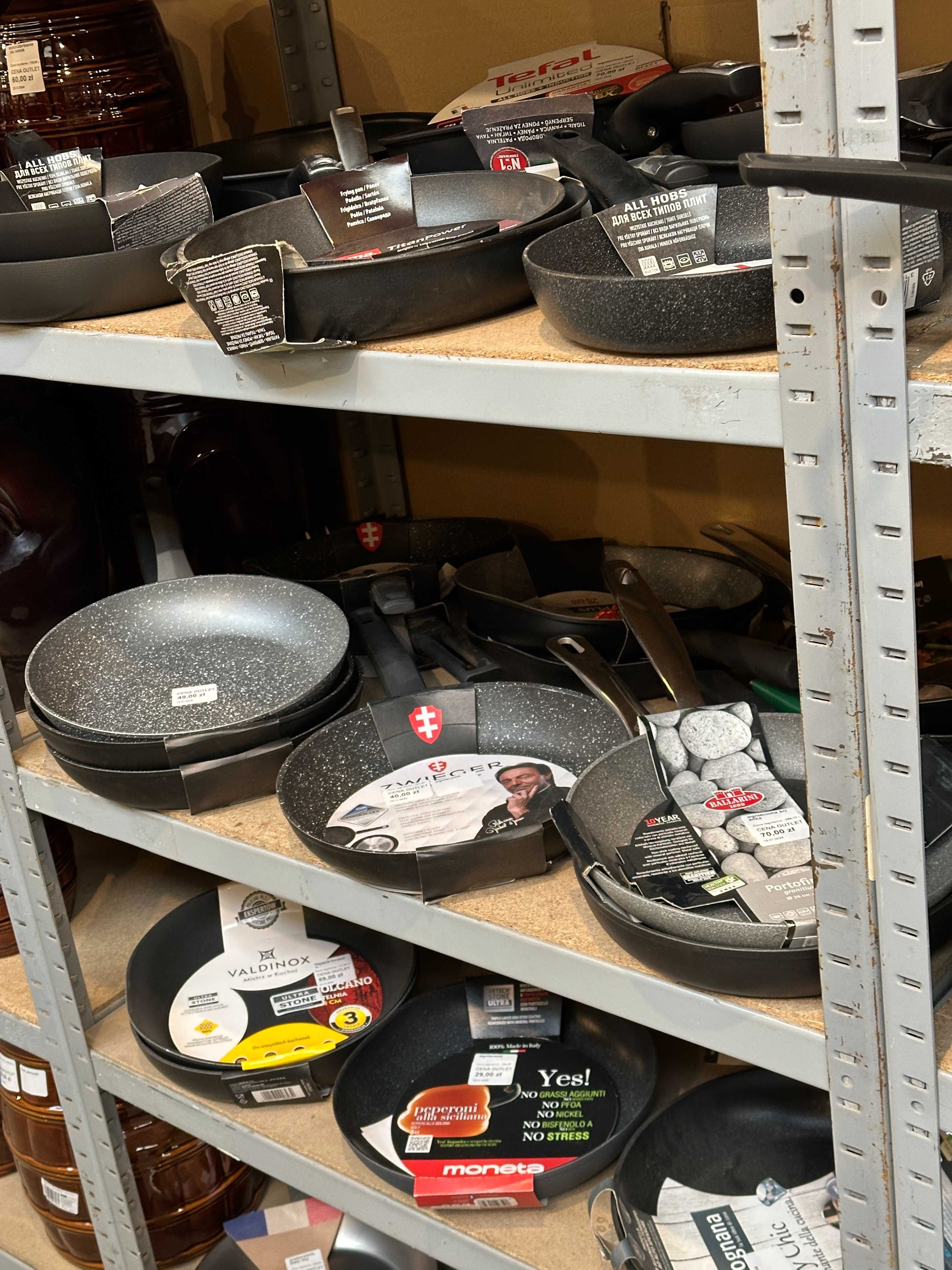 Patelnia na indukcję i gaz, ceramiczna, nieprzywierająca - OUTLET