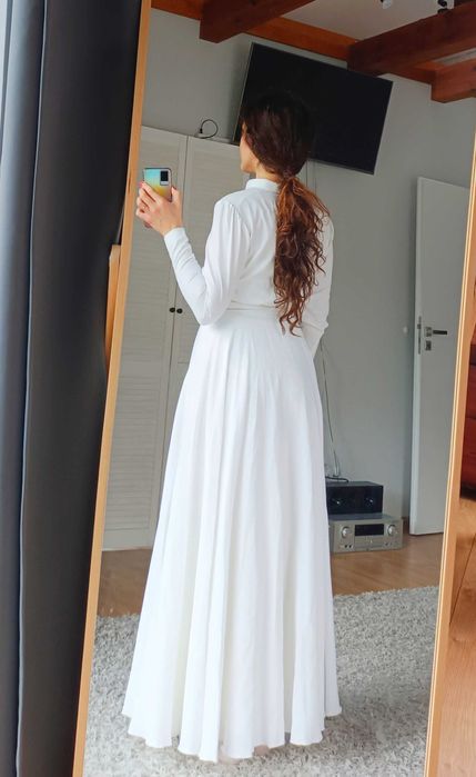 Super okazja! Suknia ślubna w stylu boho
