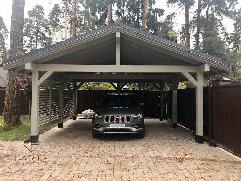 COMO Wiata garażowa carport dwustanowiskowa 670x600