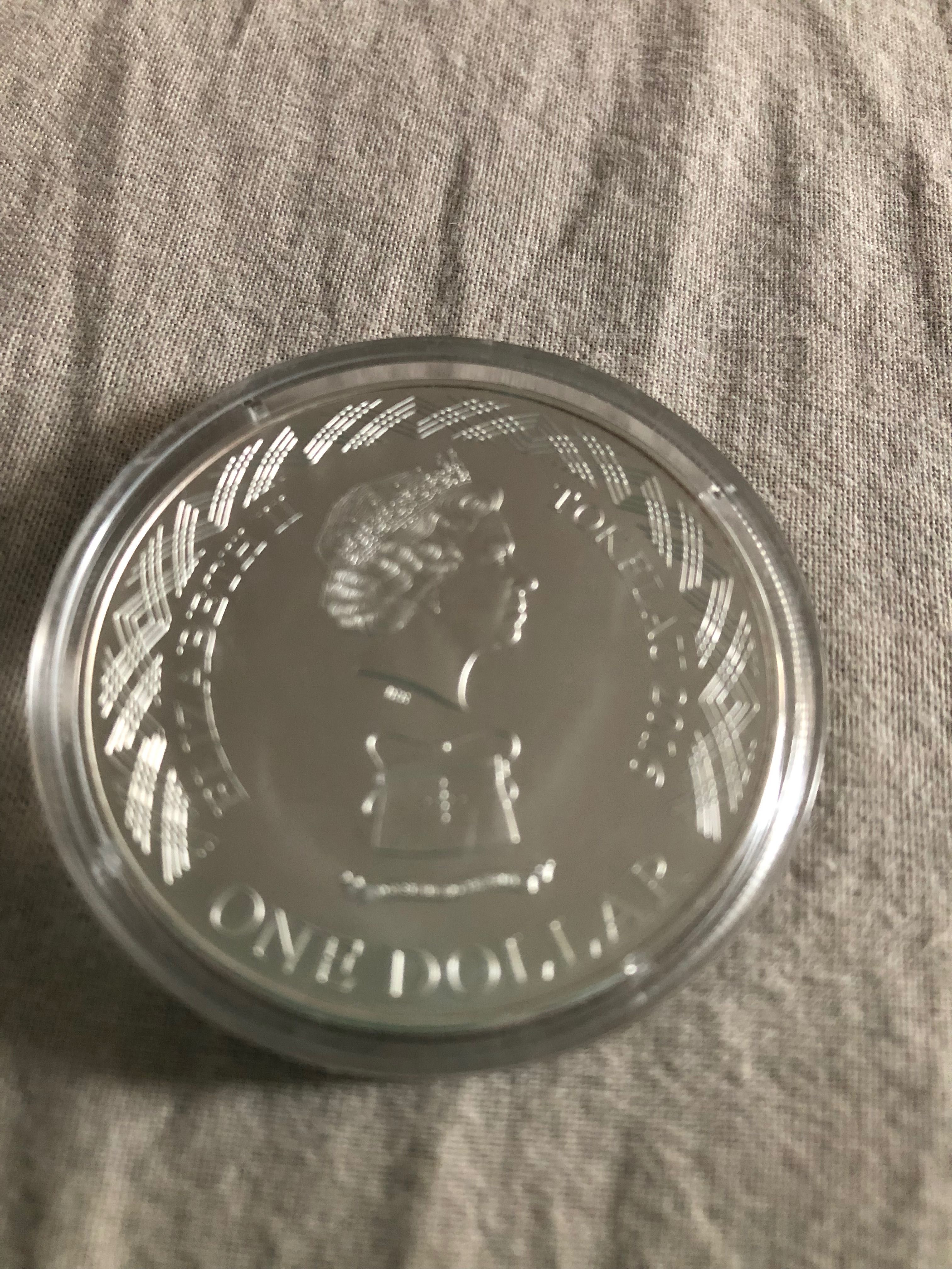 Moneta srebrna 1 dolar Adolf Hyła