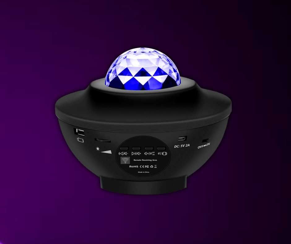 Projektor Gwiazd z głośnikiem Bluetooth + pilot