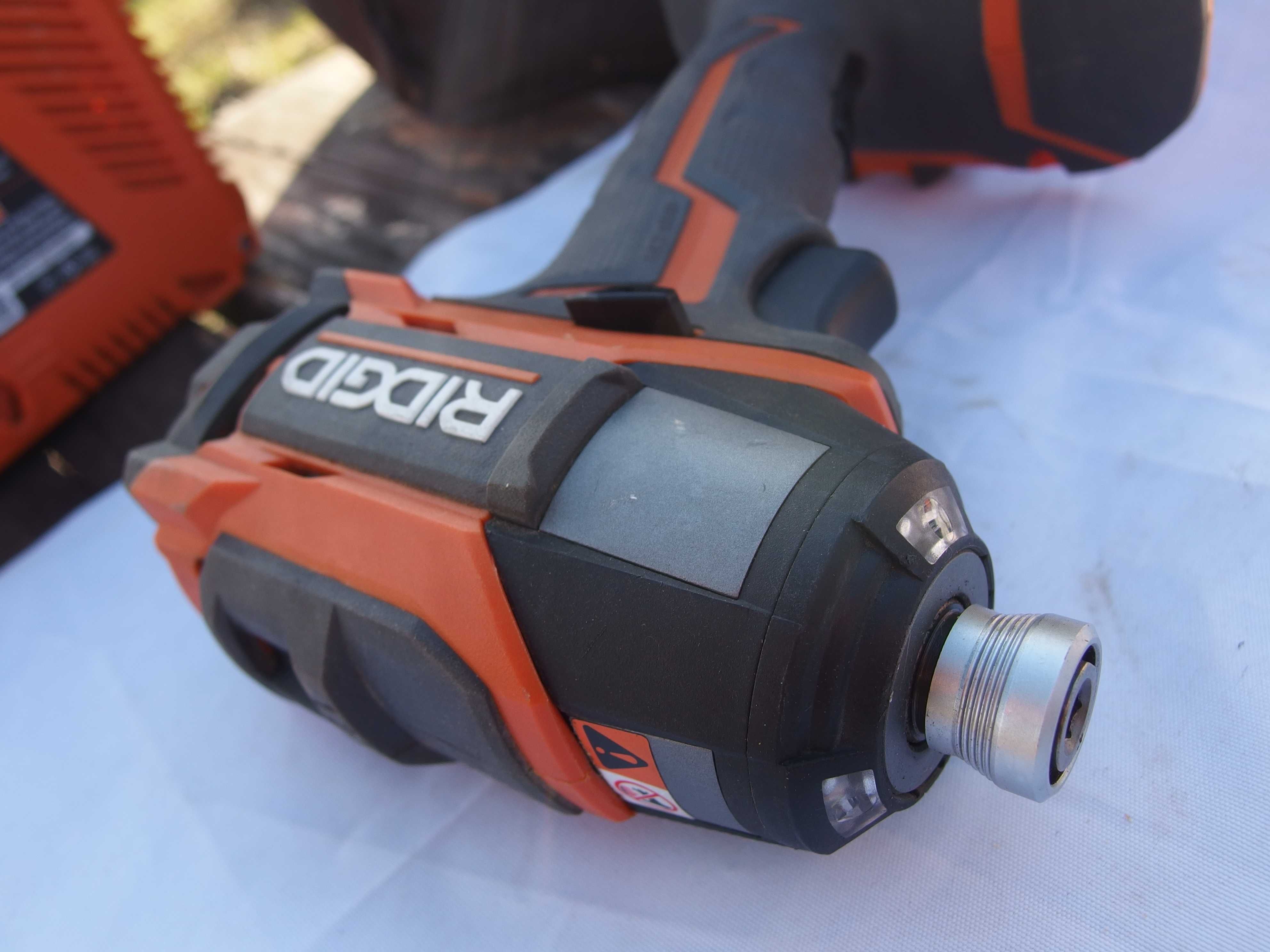 RIDGID 18V Li-Ion Octane Brushless шуруповерт з ударом імпакт 3+3+6Ah