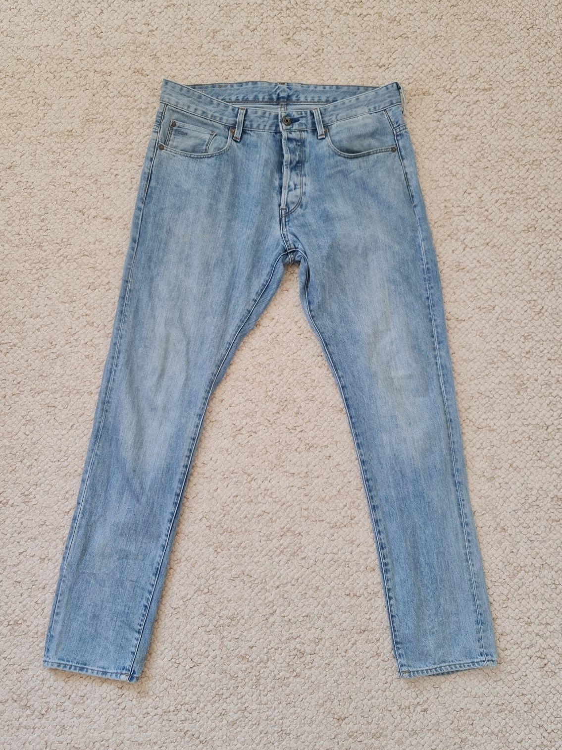 Spodnie G-Star RAW W34 L32 slim, jeansy, dżinsy, jasnoniebieskie