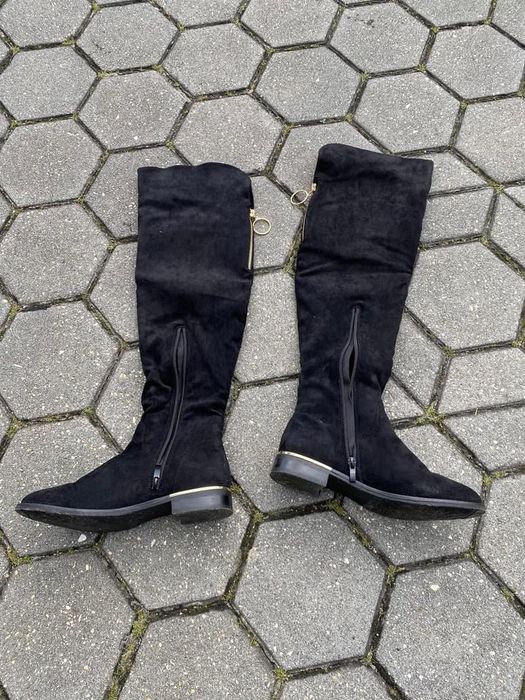 Botas cano alto pretas