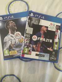 Jogos da Fifa 18 e 21