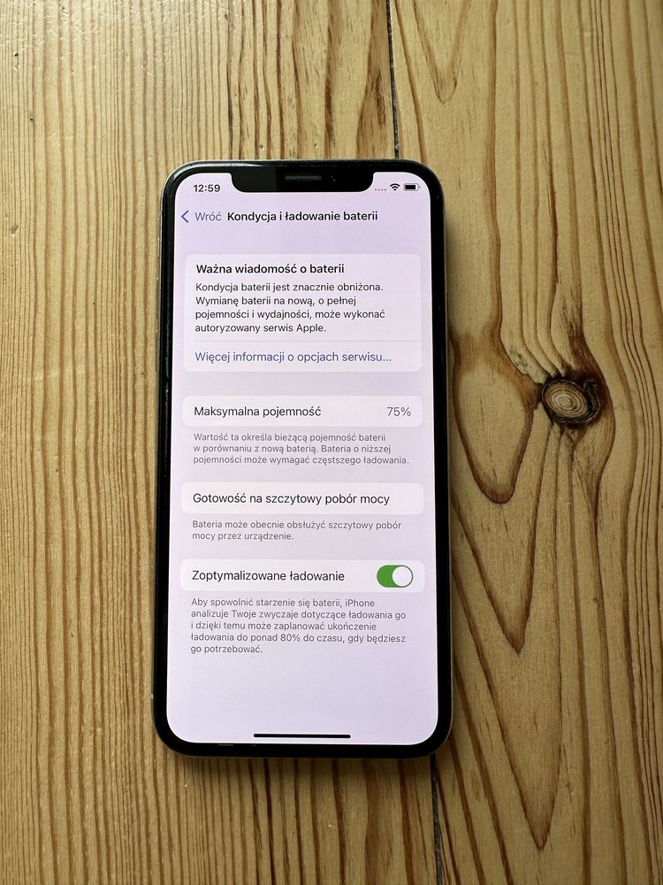 Iphone X 256 gb biały