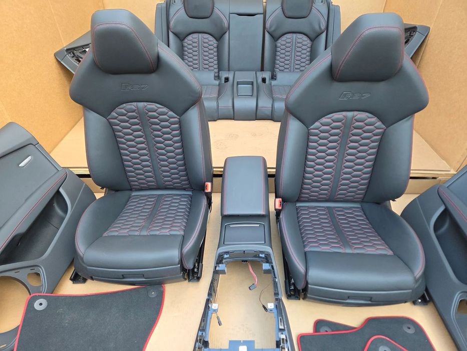 AUDI RS7 C7 4G LIFT FOTELE KANAPA BOCZKI PODŁOKIETNIK EXCLUSIVE NOWE