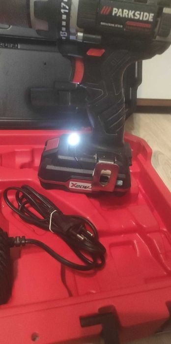 Wiertarka wkrętarka Parkside Performance bezczotkowa 20V Nowy akumul