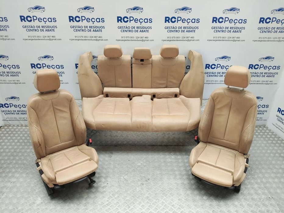 Conjunto Bancos Pele Originais BMW Serie 3 F30 Pack M 2011 a 2018