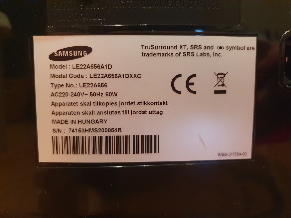 Televisão Samsung Led 22 polegadas mod. LE22A656