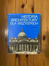 książka Historia architektury dla wszystkich Tadeusz Broniewski