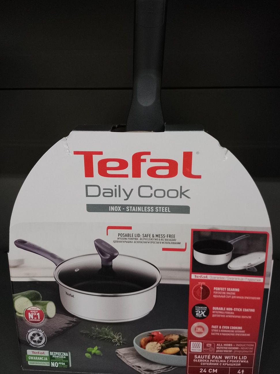 Сотейник з кришкою Tefal