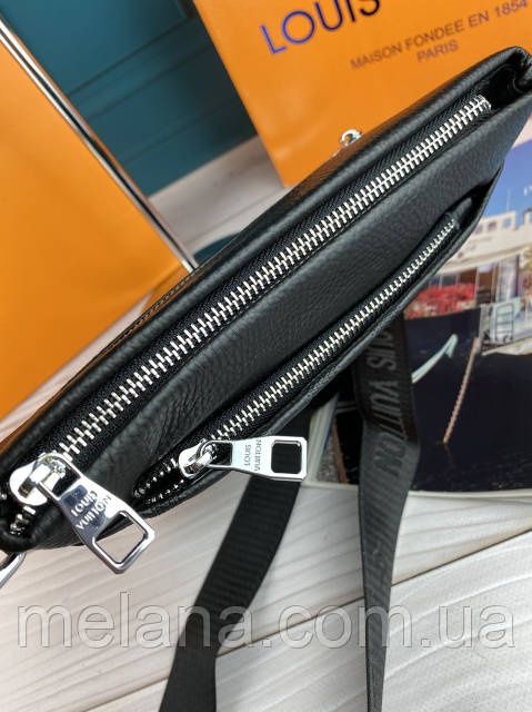 Кожаная мужская сумка Louis Vuitton Луи Витон ЛВ