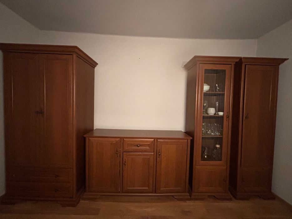 Szafa komoda witryna Black Red White