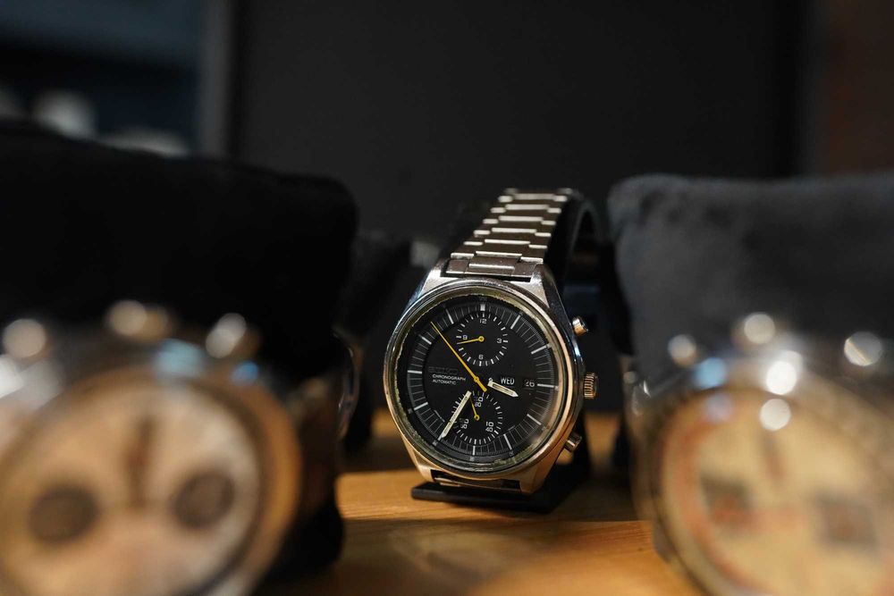 Seiko „Jumbo” – tarcza czarna