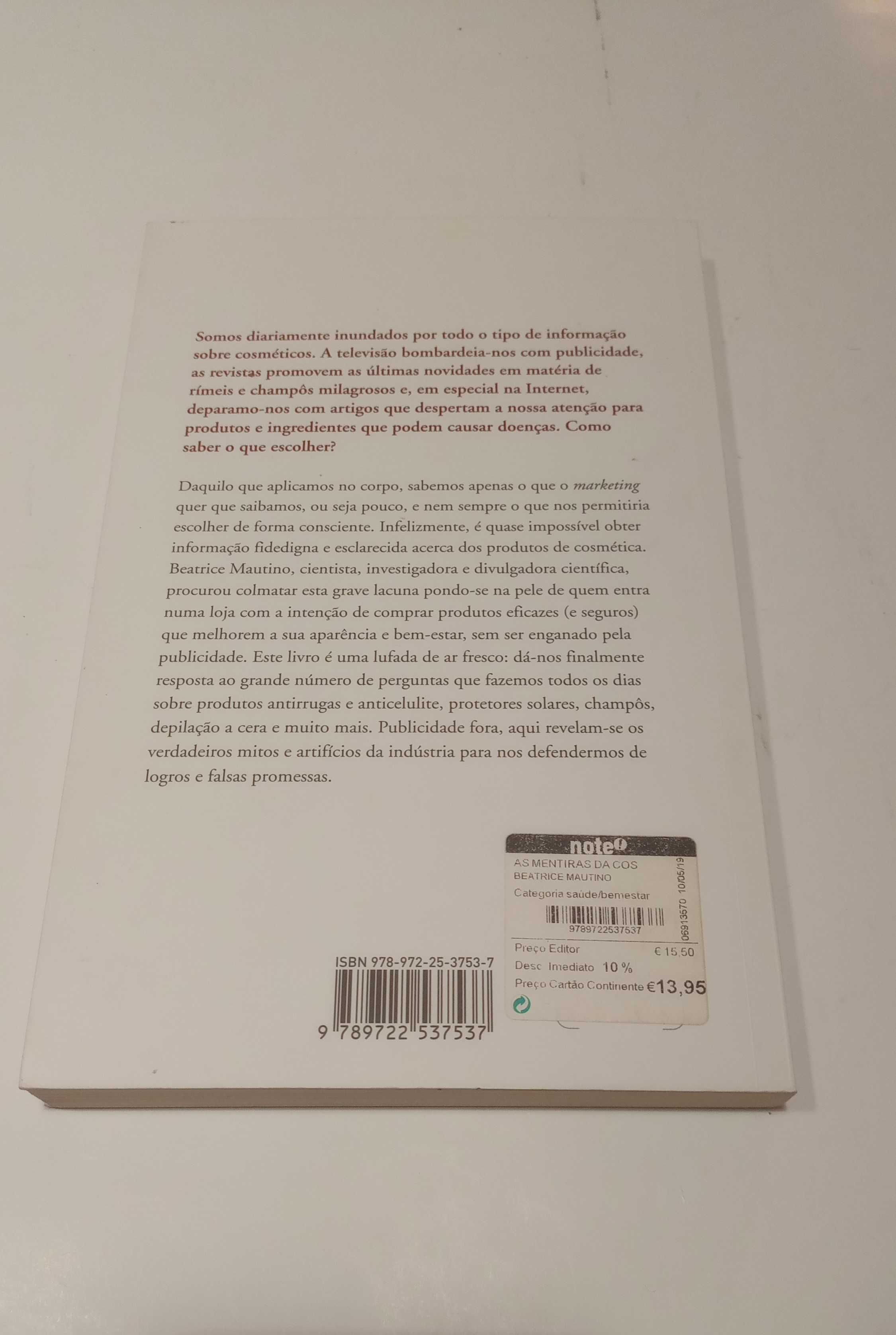 As Mentiras da Cosmética de Beatrice Mautino