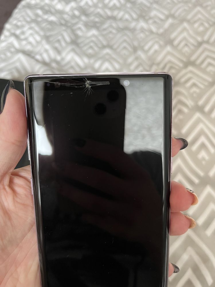 Telefon komórkowy Samsung note 9 fioletowy w pełni sprawny