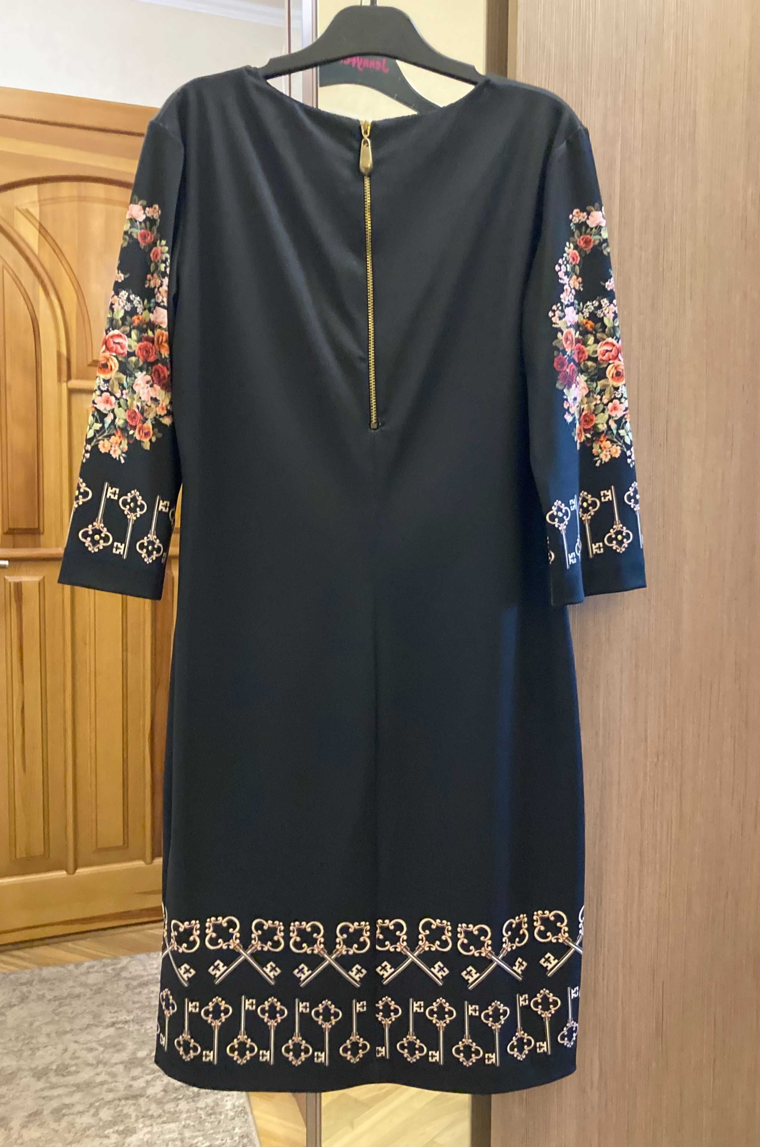 Платье принт ключики в стиле Dolce&Gabbana Сукня SABRA