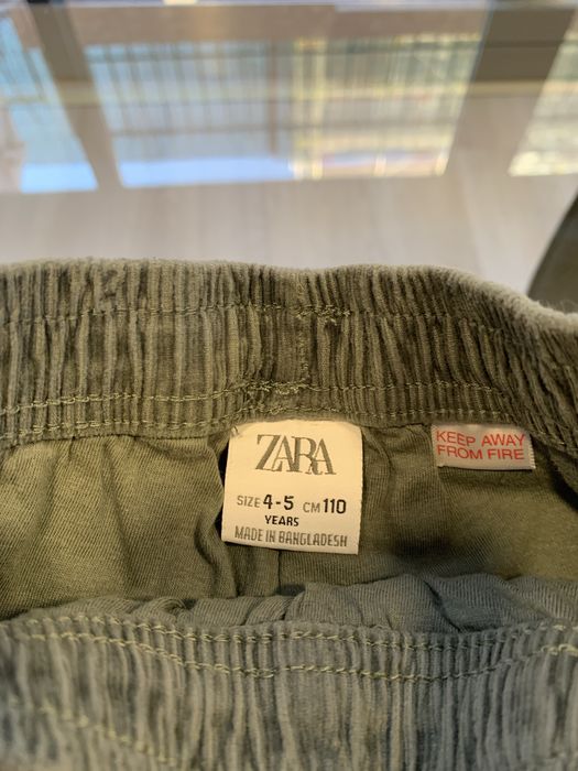 Calças de bombazine ZARA