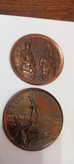 Medale z brązu numizmaty