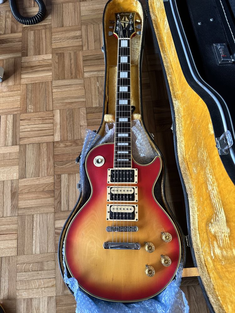 Guitarra Les Paul Custom Aria Pro II Japão 76-78