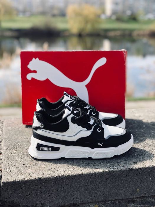 Осенние плотные кроссовки на Осень / Puma кросовки мужские кожаные