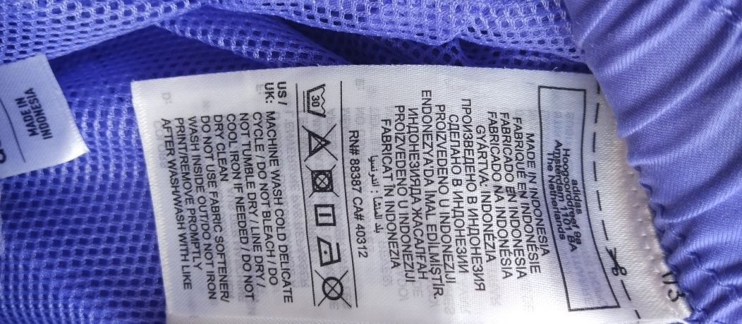 Шорты Adidas синие