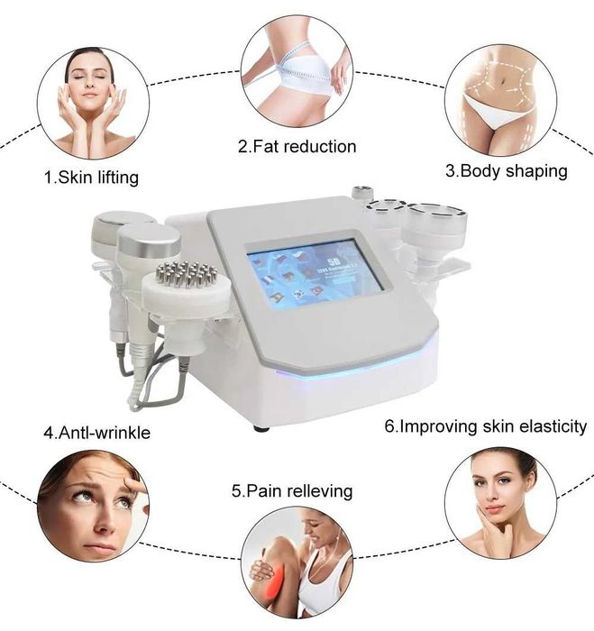 MAQUINA DE CAVITAÇÃO 120K + RADIOFREQUENCIA + VÁCUOTERAPIA + BIO