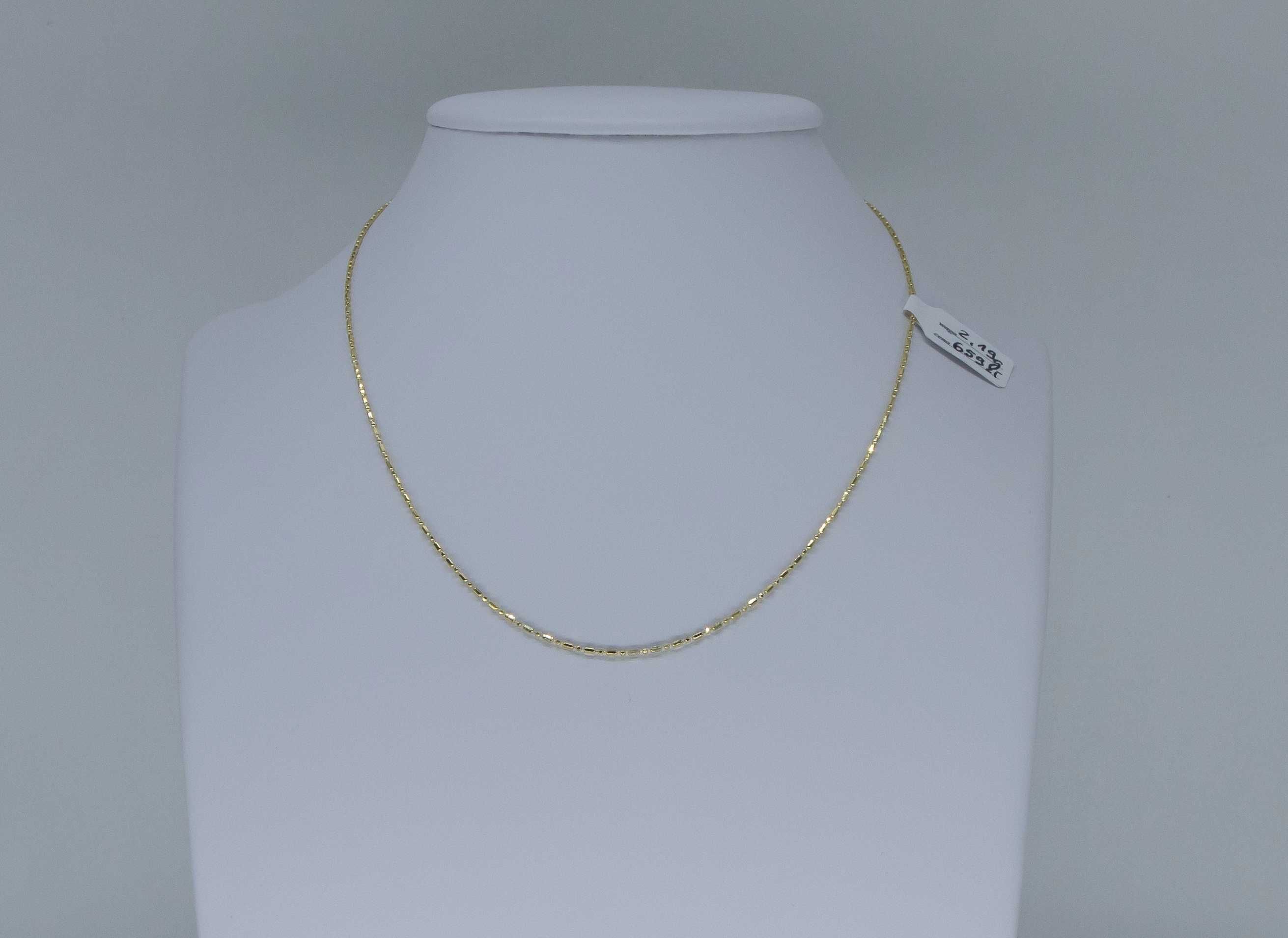 Złoty łańcuszek damski 585 2,19 gram 45cm Nowy WYSYŁKA GRATIS