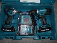 NOWA MAKITA 18V wkrętarka i zakrętarka, 2x akum, ladowarka, walizka
