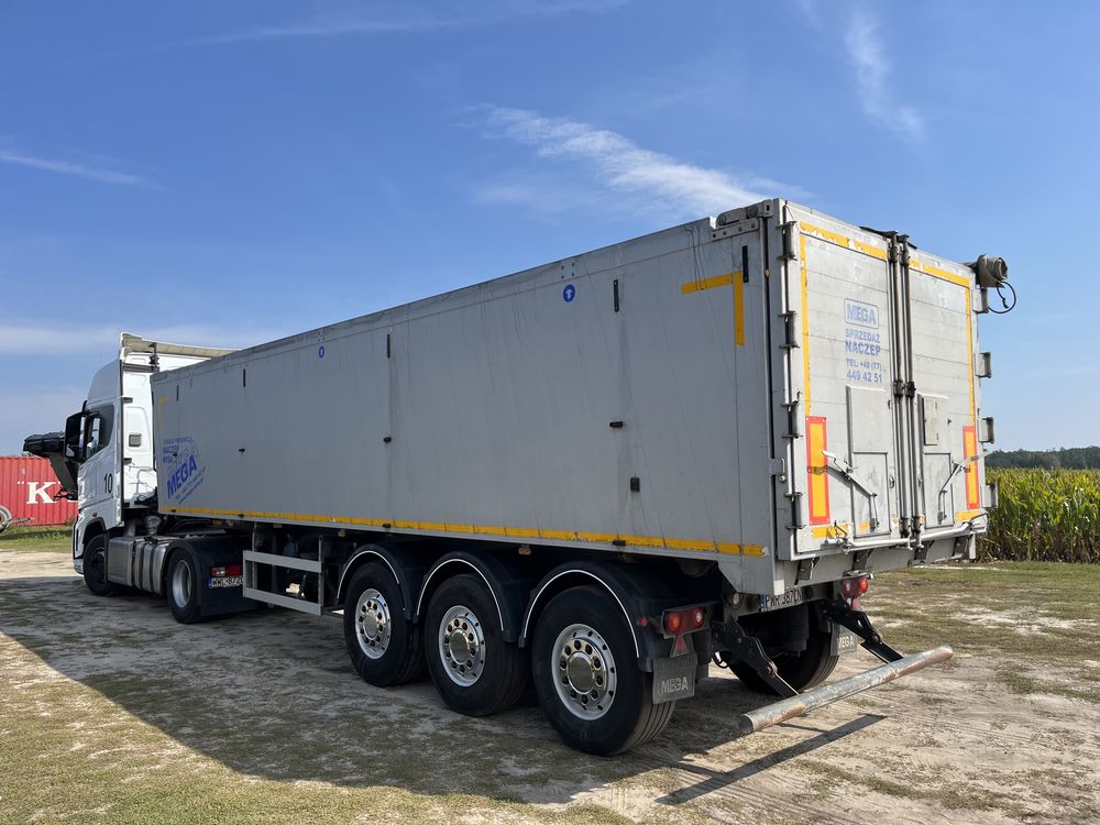 Wynajem naczep wywrotek wanien  stalowa 4x4 aluminiowa od 4900 kg