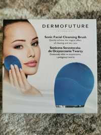 Dermofuture soniczna szczoteczka do oczyszczania twarzy niebieska
