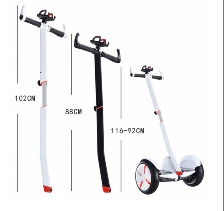 Гіроскутер Segway Xiaomi Ninebot Mini PRO Гіроборд Білий + ручка телес