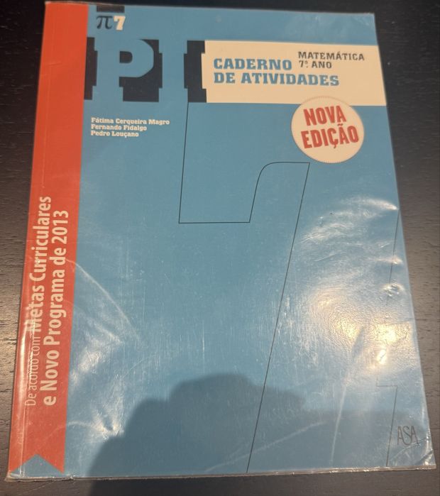 Caderno de Atividades – Matemática 7.º Ano | Nova Edição ASA
