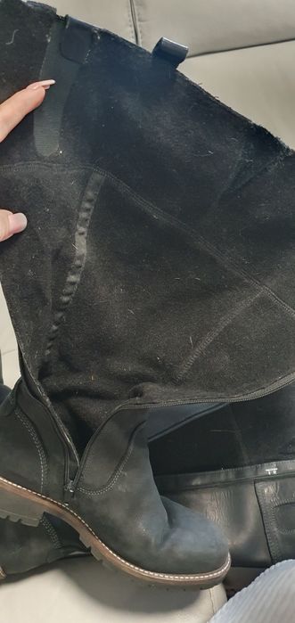 Kozaki ze skory naturalnej Ecco 39