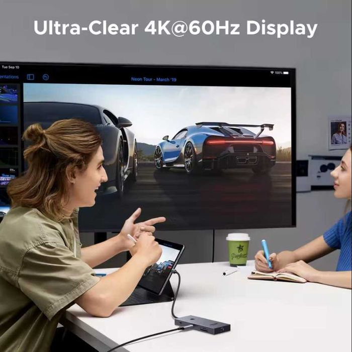 UGREEN hub 9 in 1 HDMI 4K 60Hz, Type C ,PD 100W, RJ45, SD/TF, USB-A