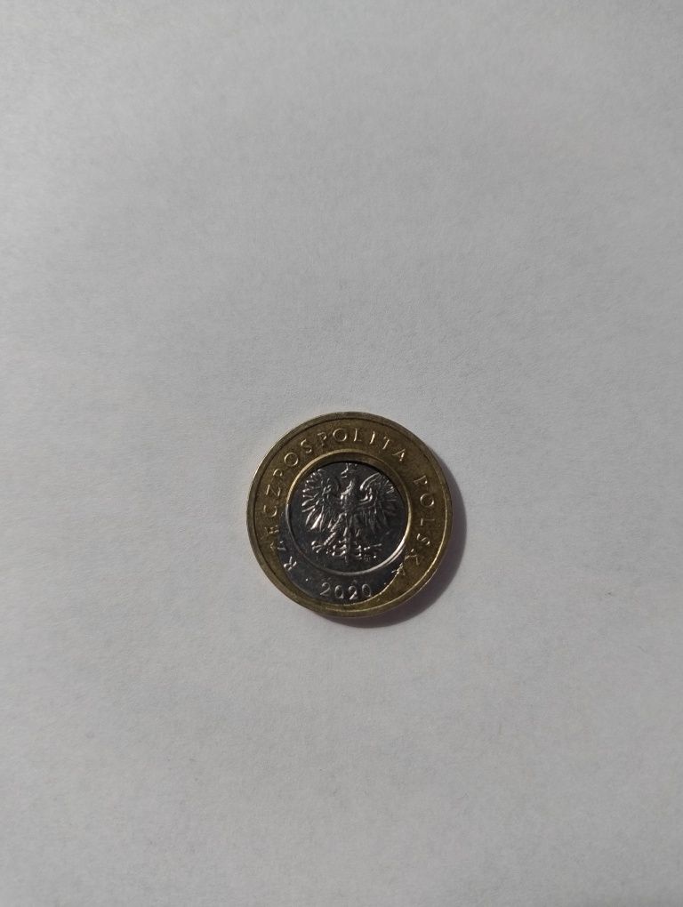 Moneta 2 złotowa z błędem