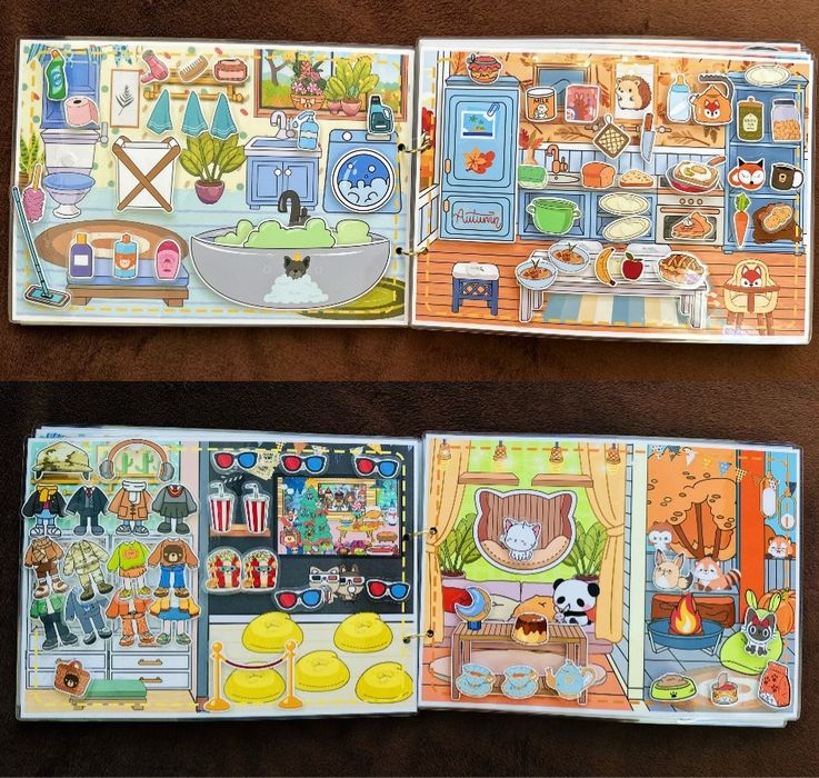 Тока бока осінь ігри на липучках toca boca