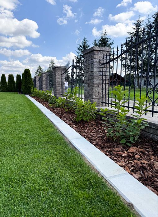 Obrzeże trawnikowe z betonu 25x80x4 cm, obrzeże ogrodowe proste