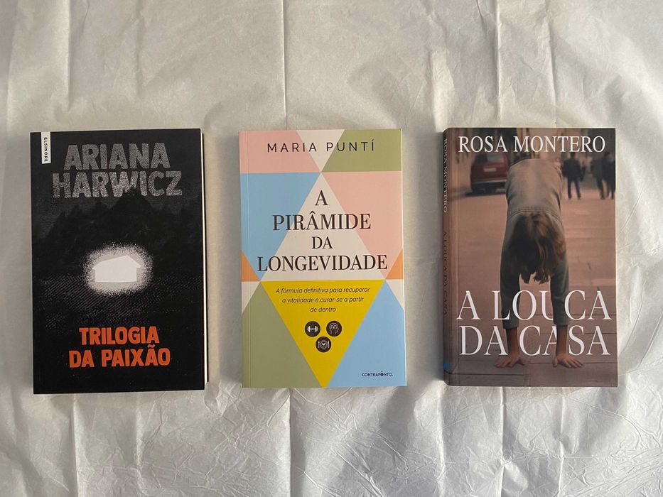 Trilogia da paixão; A louca da casa; A pirâmide da longevidade