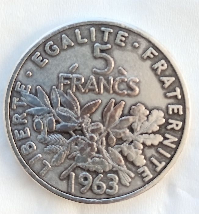 Várias moedas França e Inglaterra