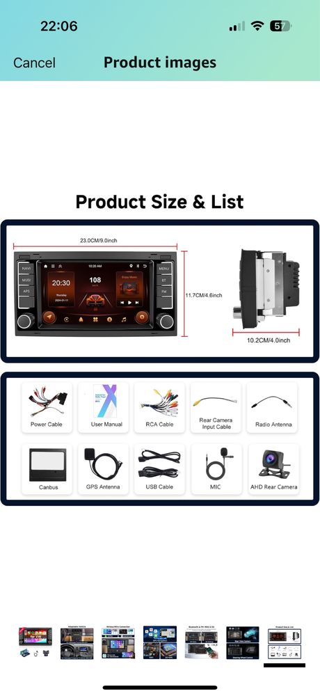 Radio para vw touareg android