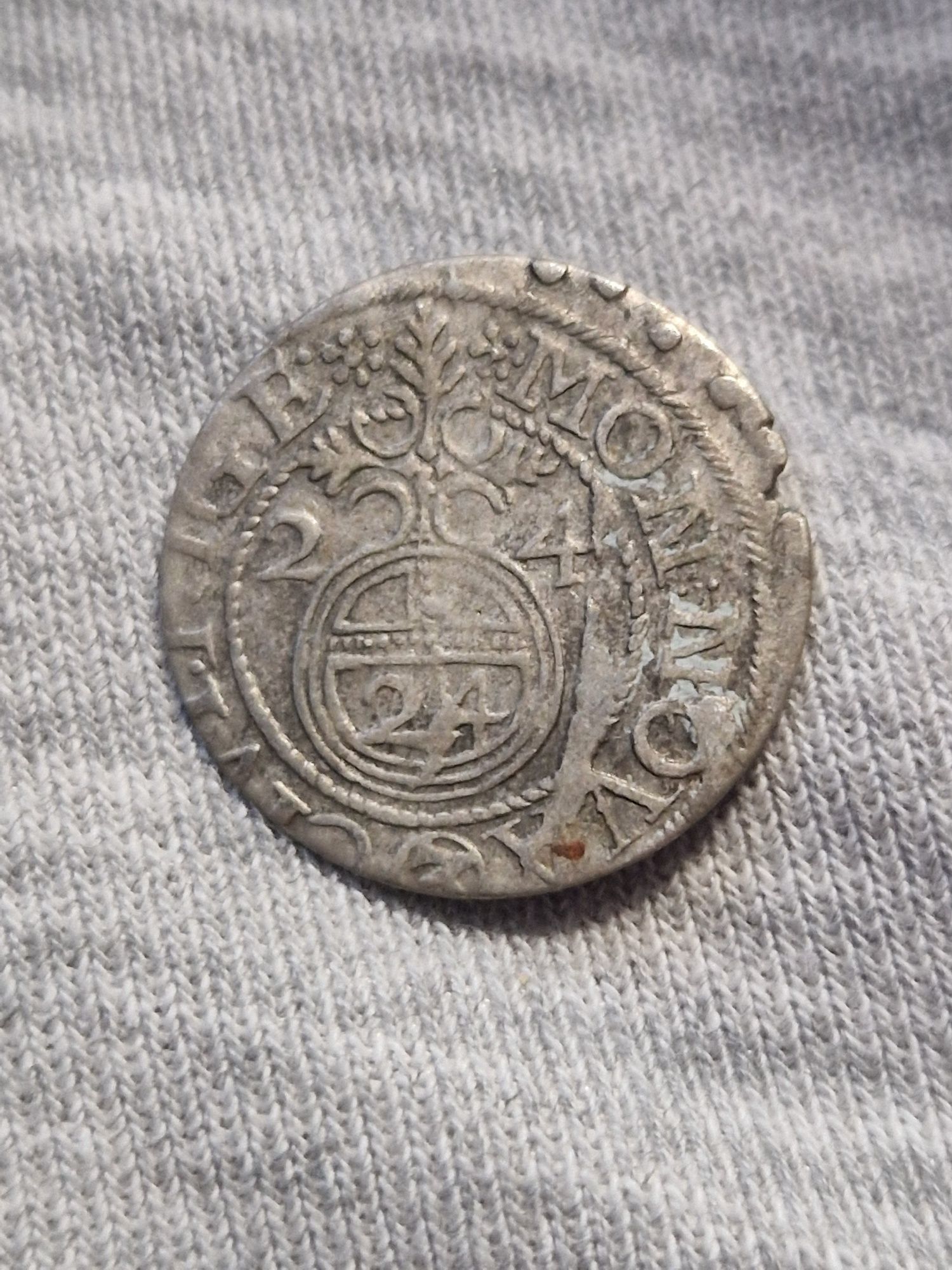 Moneta Półtorak 1624 Ryga