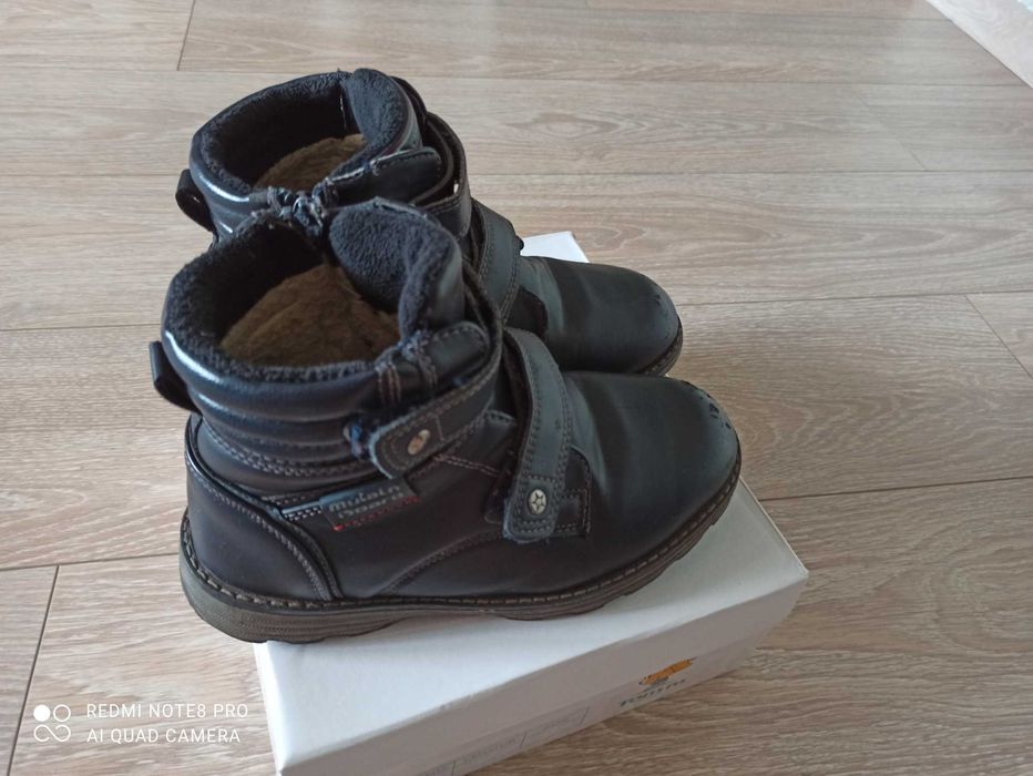 Ботинки зимние TOM. M р.35 мальчик стелька 22,5 см