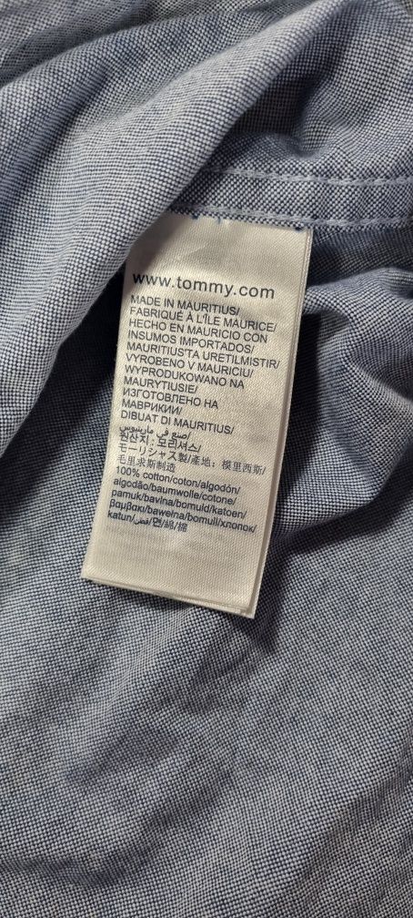 Koszula męska Tommy Hilfiger, Tommy Jeans, TH, logo, premium,kieszonka