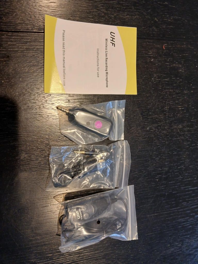Bezprzewodowy Mikrofon UHF XIAOKOA U12A Zasięg 50M